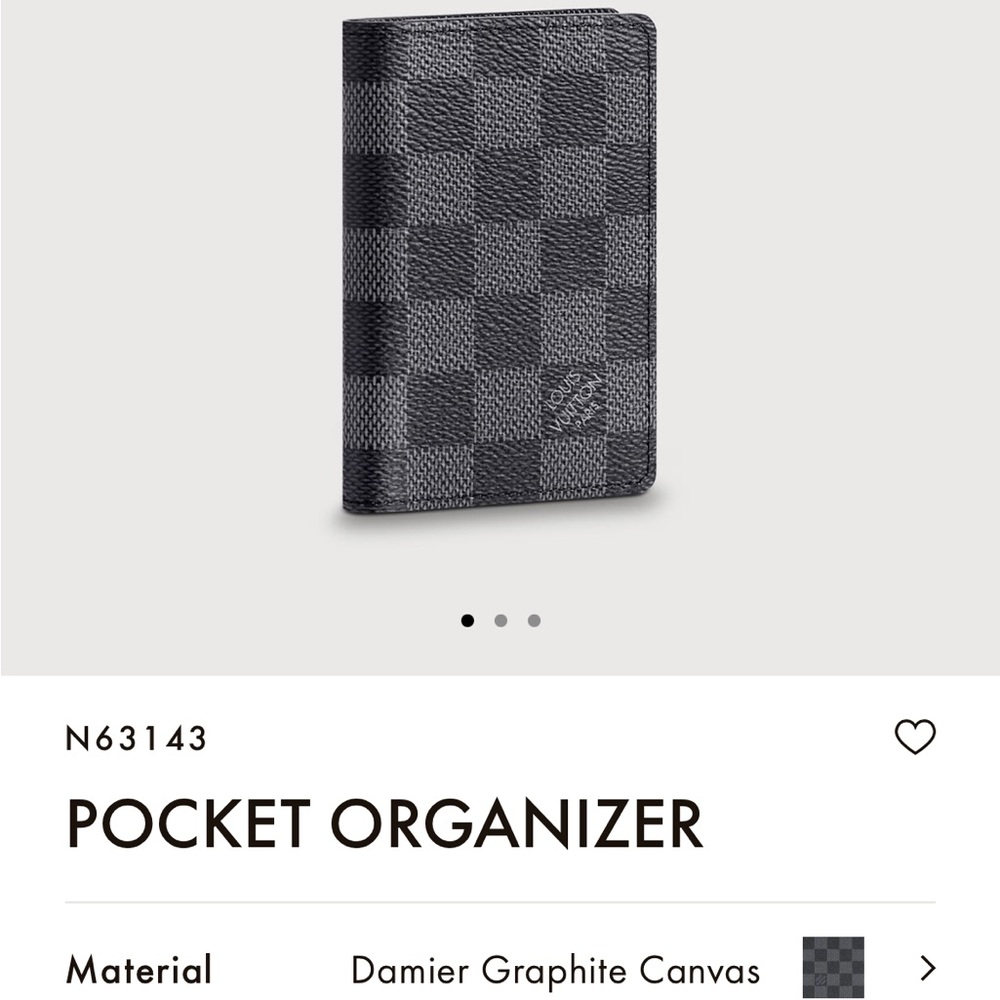 Louis Vuitton Men’s Pocket Organizer Wallet